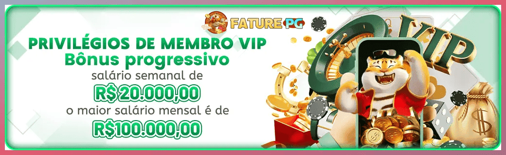 FATUREPG bônus — cashback 15 por cento e níveis VIP